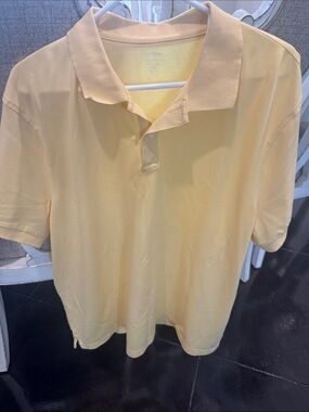J. Crew Pale Yellow Polo Shirt